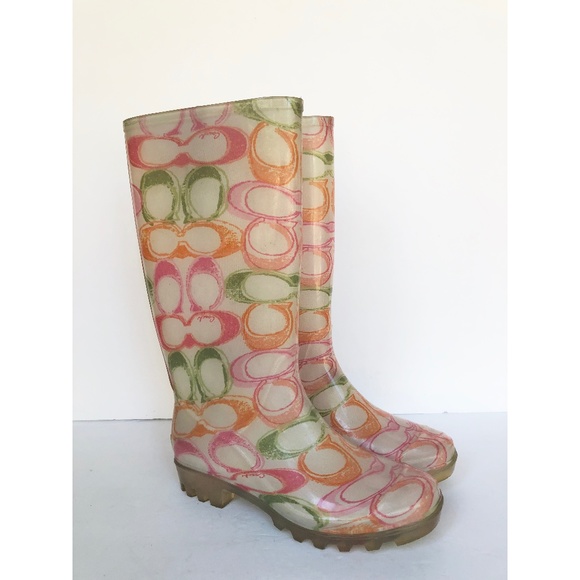 coach pixy rain boots